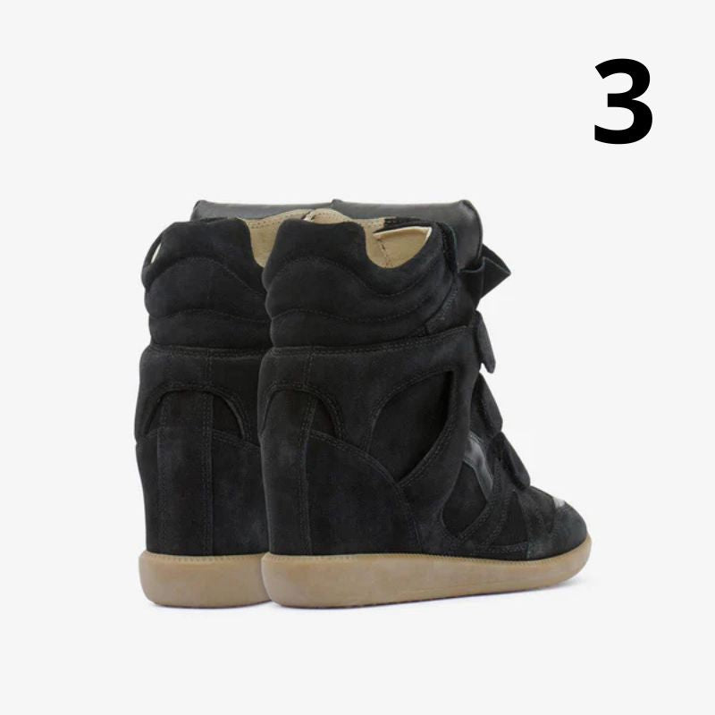 Kotníkové kožené tenisky Bekett