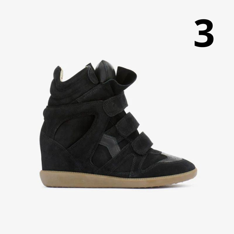 Kotníkové kožené tenisky Bekett