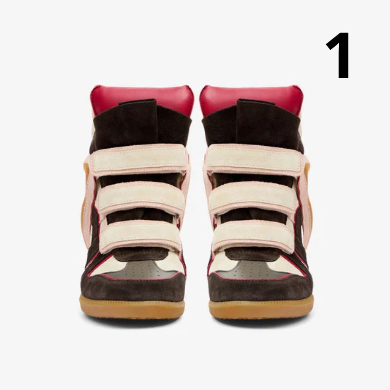 Kotníkové kožené tenisky Bekett