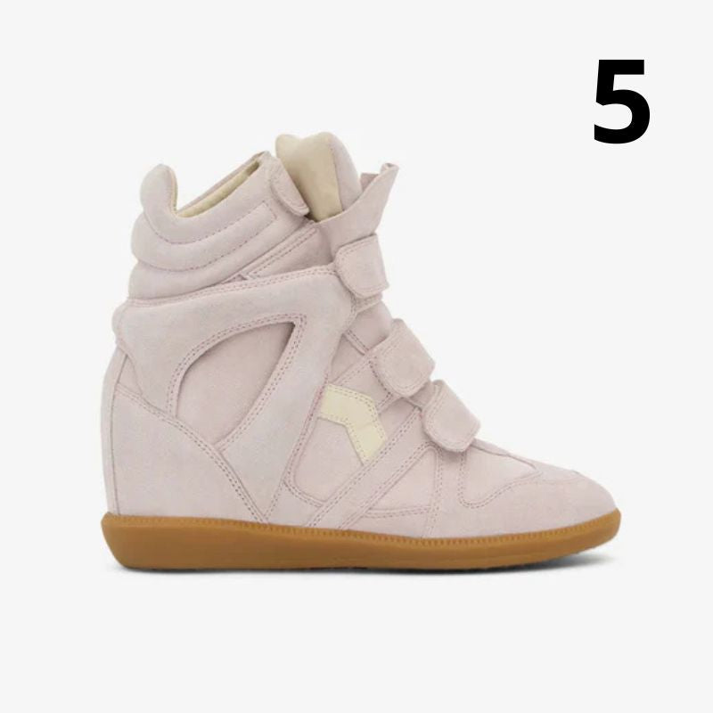 Kotníkové kožené tenisky Bekett